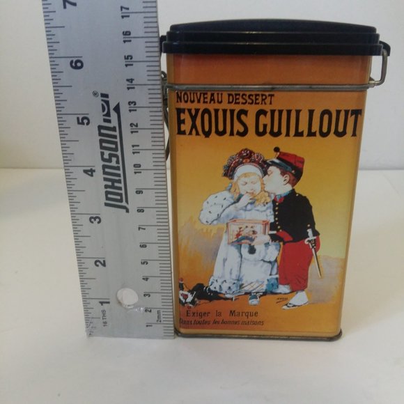 EXQUIS GUILLOUT Tin Made in Italy Empty Tin Nouveau Dessert - Picture 4 of 12